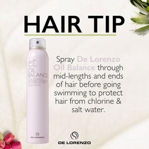 @delorenzohaircare 
De Lorenzo Hair Tip 🔥

Spray @delorenzohaircare’s Oil Balance onto mid-lengths and ends of hair before going swimming to protect hair from chlorine and salt water 🤩

#delorenzohaircare #delorenzo #australianmade #hairtips #hairtipsandtricks #australianowned #vegancertified #australiasfinesthaircare #luxuryhaircare