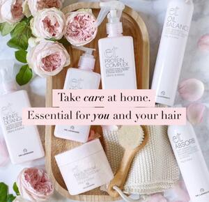 @delorenzohaircare 
Essential Treatments — our luxurious range of specialised treatment products Inspired by Nature™ and based on De Lorenzo’s philosophy of addressing and maintaining The Four Natural Balances™ – Protein, Moisture, Natural Oils and pH Balance 🍃

Take care at home. Essential for you and your hair 🌸
.
.
.
.
#delorenzohaircare #delorenzo #australianmade #luxuryhaircare #australianowned #vegancertified #essentialtreatments #salonloyal #australiasfinesthaircare