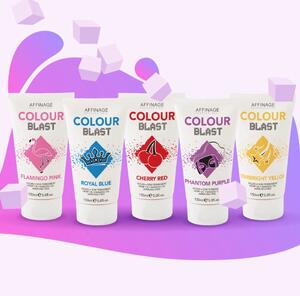 🚨Affinage Professional COLOR BLAST is here 🚨

🍒 Cherry Red
🦩 Flamingo Pink
💜 Phantom Purple
🟦 Royal Blue 
⭐️ Starbright Yellow

#affınage #affinage #affinagecolour #affinagecolor #affinageaustralia #affinageprofessional