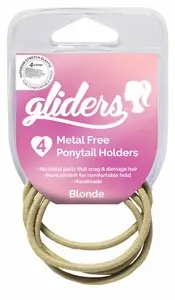 Gliders Metal Free Blonde 4pc
