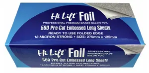 Hi Lift Foil Pre Cut Embossed Long 500 x 12.5cm x 27.5cm