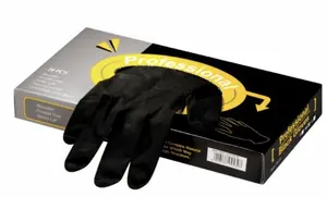 Black Latex Gloves (20)