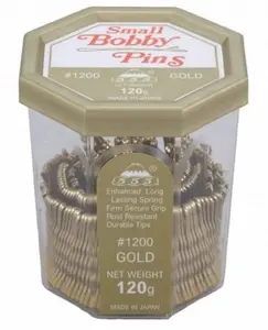 555 1.5 inch Bobby Pins Gold