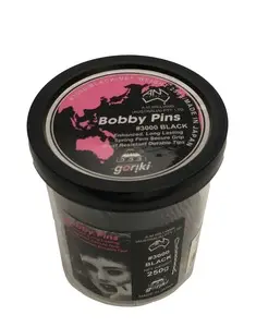 555 2 inch Bobby Pins Black